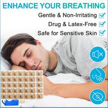 960//720//480/240/120PCS Dilator And Nose Strips Combo With Patches, Strips, Clips, Tapes, Nose Dilator, Nose Patches, Nose Clips, And Nose Tapes - Effective Technology To Reduce Snoring By 80% And Improve Sleep Patterns For Better Health. Lightweight And Discreet For Use In Office, Travel, And Home Environments. Perfect For Halloween And Valentine's Day Gifts, Offering A Sweatproof And Hypoallergenic Formula That Supports Restful Sleep And Reduces Snoring. Simple To Use And Reusable. Buy Now For Enhanced Nightly Comfort! Home & Living, Home Essentials, Daily Home Essentials, Other Sleep Aid Products. - 720PCS - 查看 4