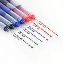 0.5毫米速干液体墨水走珠笔，大容量防漏圆珠笔，适用于学校、办公室、日常使用、考试 - 套裝 - 查看 4