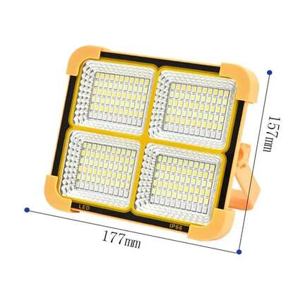 户外露营超亮LED工作灯，带太阳能充电功能，可用作家用应急电源备用灯，强磁便携式手电筒，适用于帐篷、车库等应急照明，耐用防水户外装备