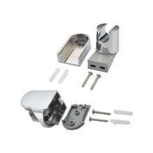 1 pieza de soporte para cabezal de ducha montado en la pared, soportes de montaje de ducha de ABS, base de fijación ajustable para grifo y rociador, accesorios de baño. SMK7 - B - Ver 10