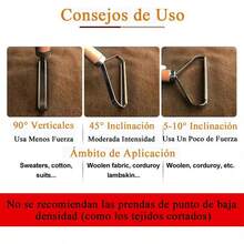 5 piezas Quitapelusas portátil - Cepillo reutilizable de doble cara para viaje para eliminar pelusa, pelo de mascota y polvo de ropa y muebles - Caja de recolección de polvo invisible - Ver 4