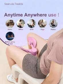 1 dụng cụ tập cơ sàn chậu - Màu hồng, thích hợp để tập cơ đùi, dụng cụ tập thể dục tại nhà dành cho nữ. - Nhiều màu - Xem 3