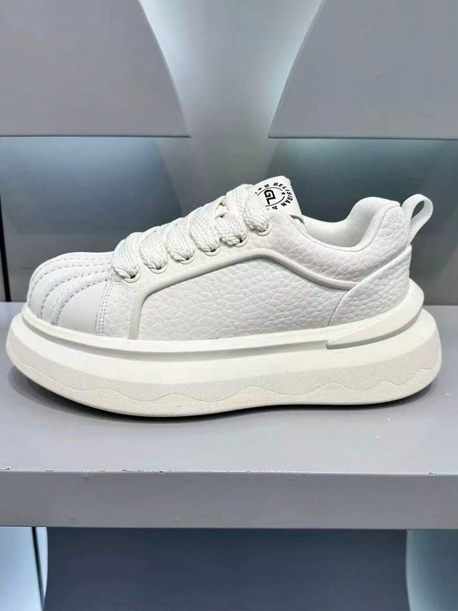 bingyuanjing Sneaker casual alla moda, di alta qualità, traspirante, leggero, con suola spessa e rialzata per uomo
