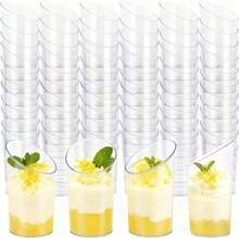 Ly mousse, ly thạch, ly pudding hình tam giác nghiêng trong suốt, thích hợp cho các bữa tiệc ấm cúng, họp mặt, Giáng sinh, đám cưới, lễ tốt nghiệp. - Trong sáng - Xem 4