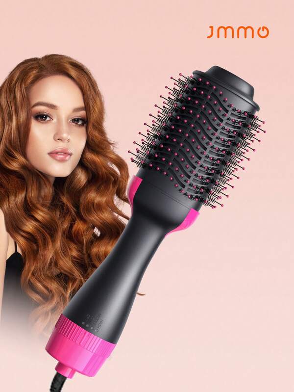 JMMO 3-In-1 Hot Air Brush, Blow Dryer, And Curling Iron Gift Set, Multifunctional Hair Styling Tool, Unique Creative Gift For Women And Men