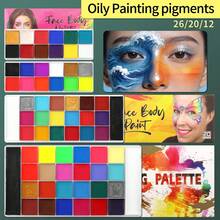 opeth 26/20/12 Màu sơn dầu vẽ cơ thể, sắc tố huỳnh quang và ngọc trai, thích hợp cho trang điểm, tiệc hóa trang, lễ hội, Halloween. - Nhiều màu - Xem 2