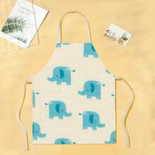 1pc Sausage Dog Pattern Apron, Creative Funny Fashion Printed Apron, Home Cleaning Apron, Easy Clean Kitchen Cooking Apron, Creative Home Apron - Multicolor - View 13