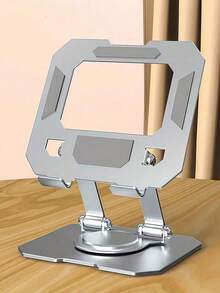 1pc Rotatable Metal Flat Stand, Laptop Stand, Desktop Phone Holder, Computer Heat Dissipation Rack - Multicolor - View 15