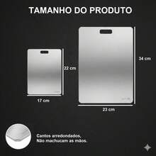 Professional Cutting Board Made Of 304 Stainless Steel, Multifunctional, Mildew-Resistant And Antibacterial, Kitchen Tool. - 201 Stainless Steel - View 3
