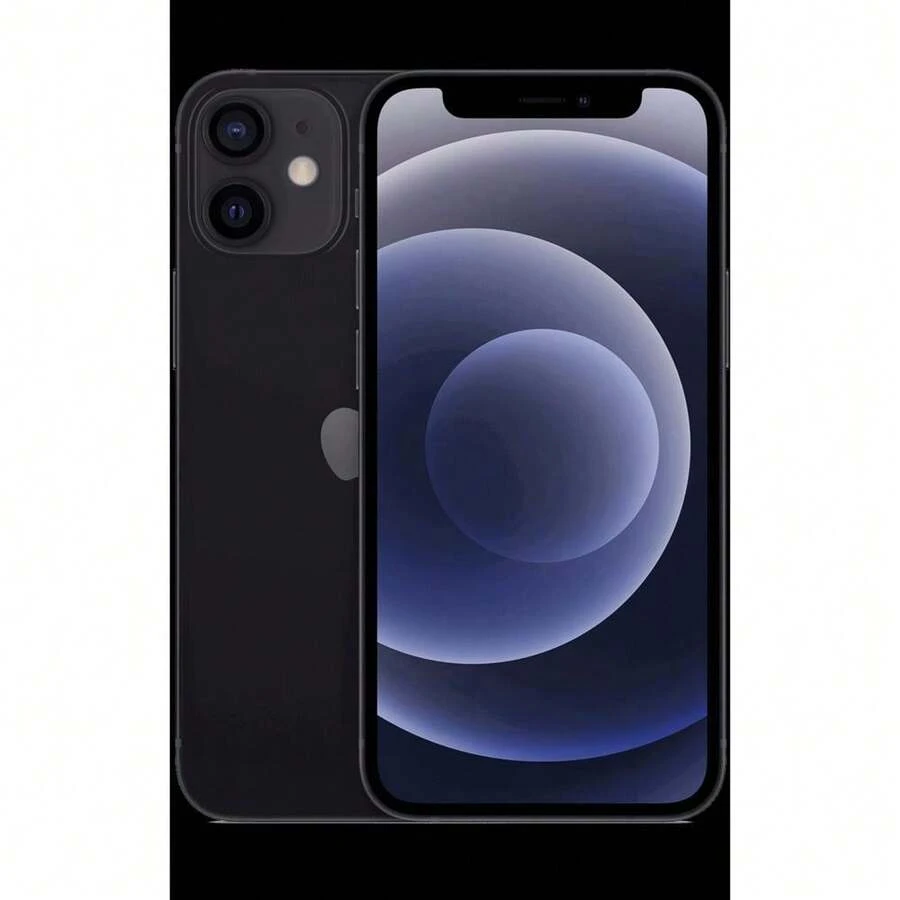 Refurbished Apple IPhone 12 Mini A2176 (Fully Unlocked) 128GB Black (Grade B) - 黑色 B 級 - 查看 1