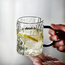 1个锤纹玻璃冷水壶，大容量加厚绿色手柄柑橘壶，玻璃冰茶壶，家用果汁饮料花茶壶，大容量木盖锤纹冷水壶（不含杯子） - 無色 - 查看 8
