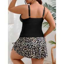 Ruched Tankini Swimsuits For Women Tummy Control Two Piece Bathing Suits Cutout V Neck Tie Back Swimwear - Modest Bathing Suit For Beach Vacation, Swimsuit For Women - Nhiều màu 70 - Xem 6