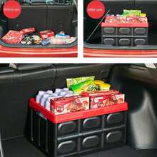 Foldable Car Trunk Storage Box, Collapsible Trunk Seat Storage Box, Foldable Organizer - A - View 8