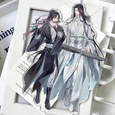 Grandmaster Of Demonic Cultivation Wei Wuxian & Lan Wangji Acrylic Desktop Standee, High-Quality Anime Collectible, Great Gift For Fans, Halloween Gift
