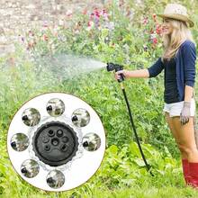Expandable Garden Hose, Durable Waterproof Hose With 3-Fold Expandable Function, Comes With Spray Gun And 7 Function Adjustment, Black - Black - View 10