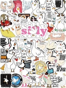 50pcs Funny Silly Goose Stickers, Self Adhesive,School Stationery Supplies,Journaling Supplies,Scrapbook Supplies,Mobile Phone,Laptop,Bumper,Skateboard,Water Bottles,Hard Hat,Car Stickers - 1 Set - View 12