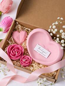 1PC 3D Seashell Heart Silicone Molds, For DIY Crafts Epoxy Resin Casting Air Dry Polymer Clay Plaster Jewelry Making , Home Decor, Wedding Decor - Mold - View 2