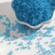 4毫米 - 300颗透明玻璃米珠，小工艺珠，迷你珠，米珠，小隔珠，散珠，手工小玻璃珠，适用于珠宝制作和DIY工艺品 - 4mm-300pcs - 查看 26