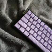 136 Keys Full Set Purple Wave Keycaps, Suitable For Mechanical Keyboard And Magnetic Axis Keyboard DIY - View 7