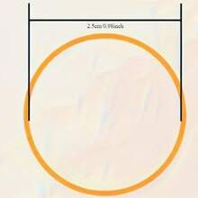 155/355/555pcs 25mm Diameter Rubber Bands, High Elastic Durable Rubber, Suitable For Home, Office, School Use - Yellow - View 5