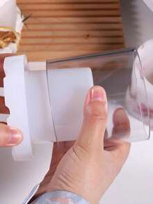 KANOVINO 1个空心内燃杯模具，手工蜡烛DIY制作模具，花卉蜡烛制作模具，亚克力蜡烛制作模具。成品尺寸：7.5 * 7.5厘米。注意：出售模具 - A-白色 - 查看 4