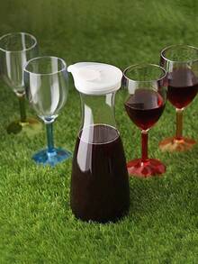 Durable Acrylic Square Plastic Water Bottle With Lid Transparent Juice Container Cold Pressed Juice Decanter Bottle Suitable For Chilled Juice And Milk Sealed Cold Water Bottle Suitable For Kitchen Restaurant And Bar Kitchen Accessories - Multicolor - View 8