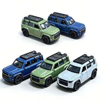 路虎揽胜合金压铸SUV模型，锌合金+ABS独立悬挂仿真越野车，细节逼真，收藏装饰，压铸汽车模型越野玩具，生日礼物 - 节日礼物 - 礼品 - 完美礼物