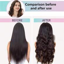 1条 Mcbki 海蓝色卷发丝带，可重复使用免加热卷发发带，无需加热，带发夹的丝带卷发器，打造自然柔和波浪卷发，DIY 卷发工具，睡眠造型工具，无需加热，隔夜卷发丝带发带 - 寶藍色 - 查看 7