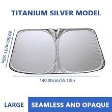 SEAMETAL 汽车挡风玻璃遮阳罩，汽车前窗遮阳板，汽车防晒罩，防紫外线 - A - 查看 11