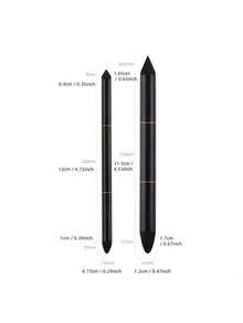 10pcs/Set Gray Faced Brush Sponge Pencil Set, Sketch Drawing Detail Eraser Brush, Blending Stump, Art Mixed Media Sponge Brush, Highlight Art Eraser - Sets - View 6