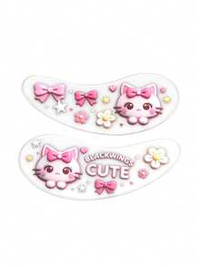 BLACKWINGS 1 Pair/6 Pairs Original Design Eyelash Isolation Pads, Eyelash Extension Lift Pads, Reusable Eyelash Curling Pads, Eyelash Perming Pads - Multicolor - View 19