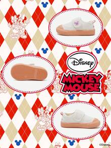 Disney Authorized Collaboration With  | A Pair Of  Children's Sneakers, Suitable For Daily, Festival, Sports, And Outdoor Wear. It Fits The Foot Comfortably, Is Anti-Slip, Wear-Resistant, And Breathable (Boys' Sneakers, Boys' Board Shoes, Children's Sneakers, Girls' Sneakers, Girls' Board Shoes) - Pink - View 4