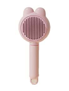 1支迷你动物兔毛刷，毛梳，解结按摩刷，宠物美容刷，适用于仓鼠、猫、狗，有助于去除松散毛发和梳理毛发。 - 彩色 - 查看 9