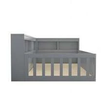 Kids Bed Frames, Headboards & Footboards - Gray + Particle Board + 90cm*200cm - View 9