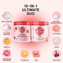 Miriyalyad Inositol Powder Multivitamin, Pink Lemonade Flavor – 4g Myo & D-Chiro Inositol, DIM, Zinc, Magnesium Glycinate, Vitamin D3 – Supports Women's Health, Cycle, Energy[Free Shipping ] - 2PCS - 查看 2