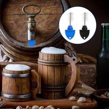 5pcs Beer Tap Cleaning Brush Set, Includes Dust-Proof & Insect-Proof Caps, Suitable For Home & Commercial Beer Dispensers, Bars & Restaurants - Blue 5pcs - View 5