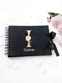 60 Page (30 Sheets) Personalized Photo Album/Scrapbook, Suitable For Wedding Guest Book, Anniversary, Family DIY Photo Album, And Craft/Mother's Day Gift (Small Size 8.3*5.7 Inches) - Multicolor - View 36