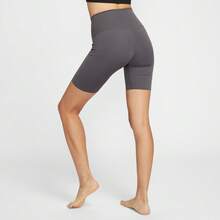 Nike 女士 AS W NK DF ZENVY HR 8英寸短裤紧身裤 DQ6004-036 - 灰色 - 查看 2