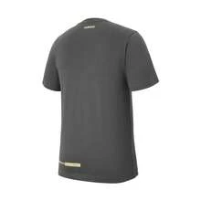 Adidas Men's Breathable Crew Neck Short Sleeve T-Shirt - Dark Grey - View 2