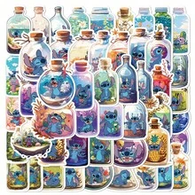 50pcs Bottle Stitch Doll Creative Waterproof Stickers For Water Bottles, Notebooks, Desktops, Walls, Skateboards, Guitars, Scrapbooks, Phone Cases, Computers, Chairs, Home Decor, Suitable For Birthday Parties, Holiday Gifts - 50pcs - View 11