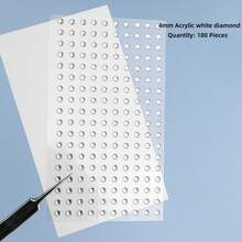 混合装 2mm/3mm/4mm 发用自粘珍珠贴纸 面部珍珠贴纸 适用于头发、面部化妆、美甲 DIY 手工艺品 - 貼紙 - 查看 11