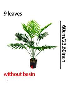 Bộ 2 cây giả, cao 60-125cm, bao gồm cây cọ giả, lá cọ nhiệt đới và cây thân cao. Lá Monstera bằng nhựa trông như thật, thích hợp để trang trí nhà cửa, nhà bếp, ngoài trời và văn phòng trong nhà. - Nhiều màu - Xem 15