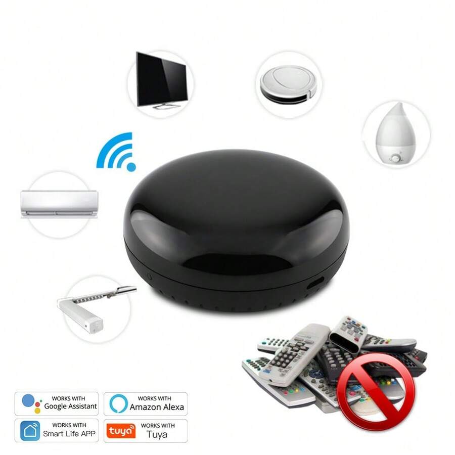 YFK Doodle WiFi Smart Infrared Remote - Universal Infrared Remote For TVs, Air Conditioning, And Smart Home Devices - Compatible With Alexa And  Home, The Perfect Christmas And New Year Gift - Universal Remote Control - View 1