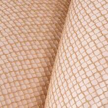 1双女士棕色亮片渔网袜 - 闪亮透明网眼长筒袜 - 高腰V腰设计，适合派对、节日、夜店穿着 - 彩色 - 查看 7