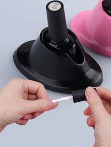 3件套/1件美甲托盘，美甲支架套装，美甲印花架，美甲练习手部调色盘，预涂美甲支架，美甲展示架，家庭美甲沙龙入门套装。适用于美甲沙龙、家庭和学校。（粉色，白色） - 彩色 - 查看 3