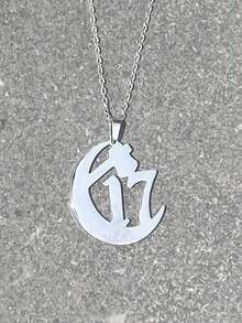1pc Stainless Steel Axe Pendant Necklace Unisex  Men Women Hip Hop Style Jewelry Gift For Him Her ZCVB - 卡通人物項鍊 - 查看 11
