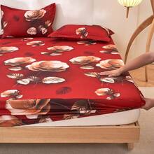 3件套3D立体印花卧室床单套装（1张床单+2个枕套），亲肤面料，含枕套，不含枕芯，家用床上用品套装，可机洗 - 花雅圖 - 查看 6