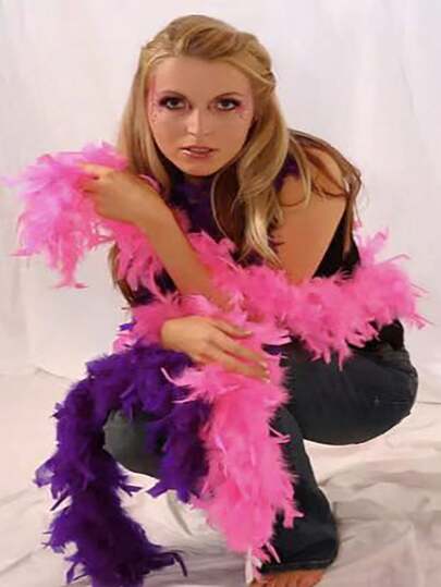 Feather Scarves, DIY Party Decoration Accessories, Colorful Feather Scarves, Scarf Decorations, Suitable For Birthday Parties, Halloween, Christmas, Horse Races, Afternoon Tea Parties, New Year's Eve, Concerts, Home Decorations, Dance Weddings, Stage Performances, Carnival Costumes And Accessories, Party Supplies