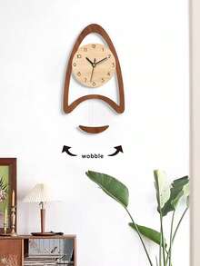 16-Inch Swinging Wall Clock, Luxury Minimalist Decor, Silent Battery Operated, Suitable For Home, School, Office - 1PC - View 3