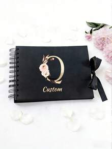 60 Page (30 Sheets) Personalized Photo Album/Scrapbook, Suitable For Wedding Guest Book, Anniversary, Family DIY Photo Album, And Craft/Mother's Day Gift (Small Size 8.3*5.7 Inches) - Multicolor - View 23